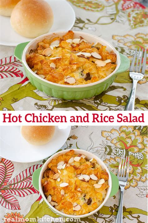 mom kitchen hot|Hot Chicken and Rice Salad .